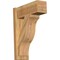 Ekena Millwork Funston Block Rough Sawn Outlooker, Western Red Cedar, 8"W x 20"D x 28"H OUT08X20X28FST05RWR - alternate 1